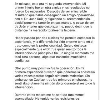Nos encanta estar a punto de irnos de vacaciones, y seguir recibiendo reseñas de pacientes tan conte