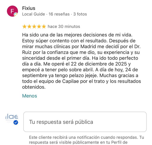 ¡Pacientes contentos, equipo de CaPiLae contento!