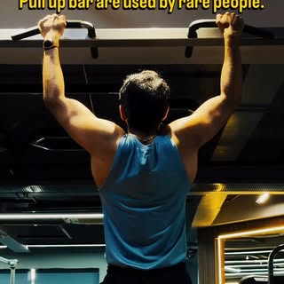 The gym may be packed, but the pull-up bar always stays quiet.💯

Because most people chase comfort,