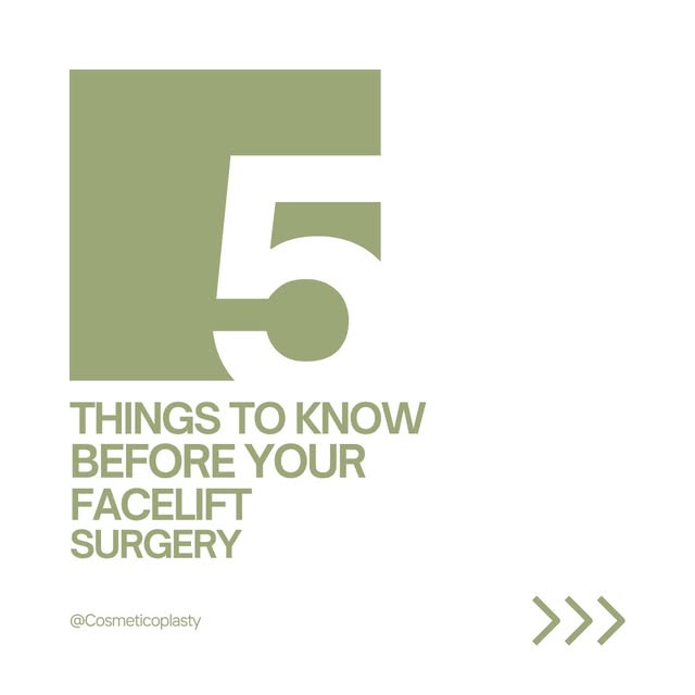 Thinking about a facelift? Here are 5 things worth knowing before surgery.
A facelift is not a singl