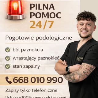 🚨 Pogotowie podologiczne Siedlce – pilna pomoc 24/7

Silny ból paznokcia? Wrastający paznokieć?
Sta
