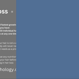 There is never a better time to address your Hair Loss concerns
#hairthinning #hairloss #trichology 