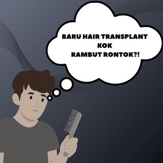 Baru hair transplant kok rambut malah rontok? 😰 Tenang, jangan panik dulu!

Rambut yang baru ditana