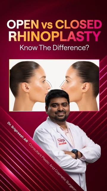 Open Rhinoplasty or Closed Rhinoplasty? 👃

The difference lies in how the surgery is performed and 