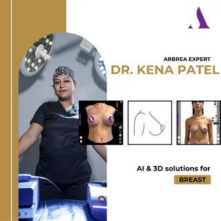 Dr Kena Patel 📍Ahmedabad introducing Abrea Labs Augmented Reality Software for Breast Surgery Simul