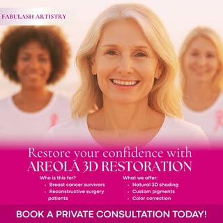 Your journey deserves a beautiful ending.💖✨

3D Areola Restoration is more than a treatment — it’s 