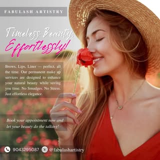 Imagine timeless beauty — with no daily effort.✨

Our expert Permanent Makeup solutions deliver natu
