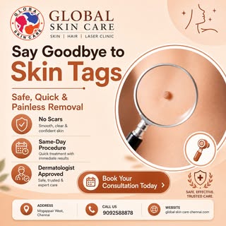 Say Goodbye to Skin Tags – Safe, Quick & Painless Removal

Regain smooth, healthy-looking skin with 
