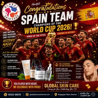 Champions on the Field. Champions in Confidence.

Congratulations, Spain!

What a remarkable journey