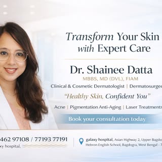 Your skin is an investment, not an expense. ✨ Meet Dr. Shainee Datta, our Clinical & Cosmetic Dermat
