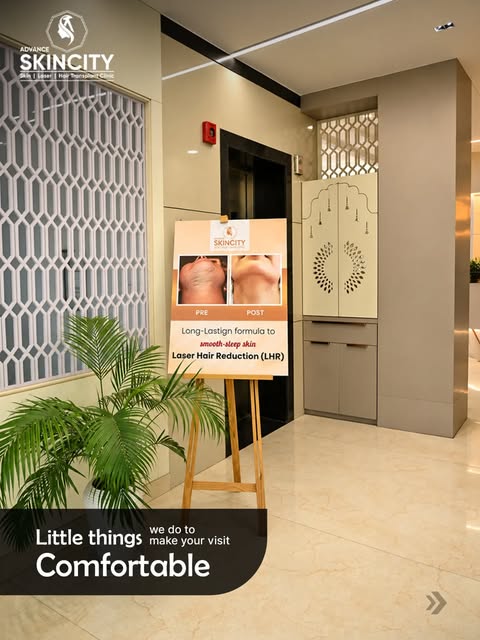 ✨ Little Things That Make Your Skin Visit More Comfortable. 💙

At Advance SkinCity, we believe pers