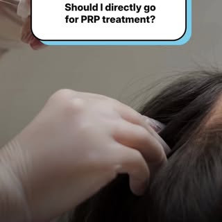 PRP can be an effective treatment for hair loss but it’s not the first answer for every patient.

Th
