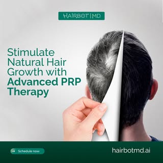 Stimulate natural hair growth with advanced PRP therapy. 💇‍♂️✨

At HairBot MD, PRP treatment uses y