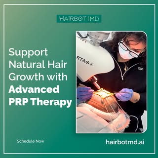Support natural hair growth with advanced PRP Treatment. 💇‍♂️✨
At HairBot MD, PRP therapy harnesses