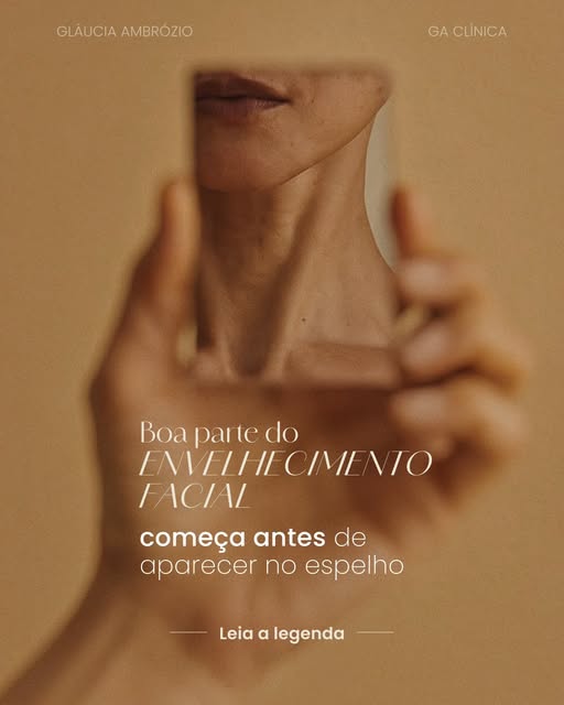 Boa parte do envelhecimento facial começa antes de aparecer no espelho.

Manchas em formação, danos 