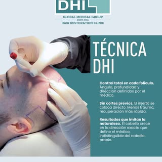 La técnica DHI restaura y diseña. Cada folículo colocado con intención, en el ángulo exacto,
para qu