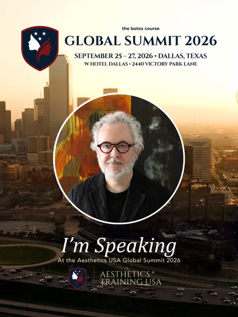 I’m looking forward to speaking at the Aesthetics USA Global Summit 2026 in Dallas, Texas, from Sept