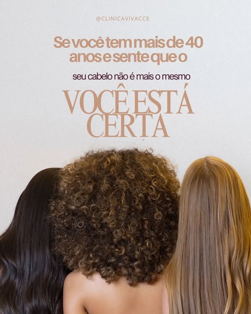 Depois dos 40, o cabelo pode mudar: ficar mais fino, perder volume e apresentar maior queda

Mas env