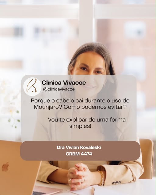 O cabelo pode cair durante o emagrecimento com Mounjaro — mas isso não significa que você precisa si
