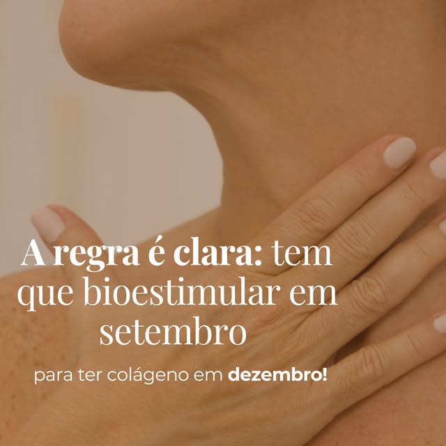 Colágeno pede tempo. E resultados verdadeiramente elegantes também

A bioestimulação acontece aos po