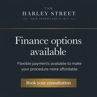 Finance options available to patients that want to spread the cost of a hair transplant over a longe