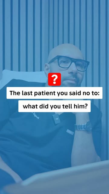 Not every patient who wants a hair transplant should have one.

Dr Elgindi shares the story of the m