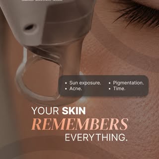 Your skin remembers every sunburn, breakout, and pigmentation mark but it doesn’t have to keep them 