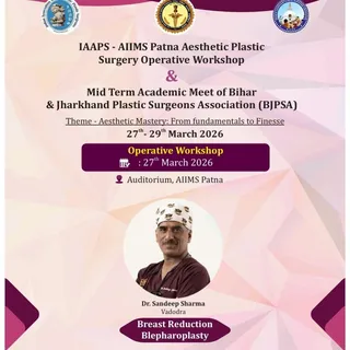 Am in Patna for an operative surgery workshop in Cosmetic Surgery being hosted at AIIMS Patna.
Will 