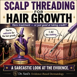 Scalp threading for hair loss sounds impressively scientific. But does the thread itself actually gr