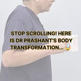 Dr Prashant giving up his coffee???!!! NEVER 😂☕ #invisablebodytransformation #coffeelover #drprasha