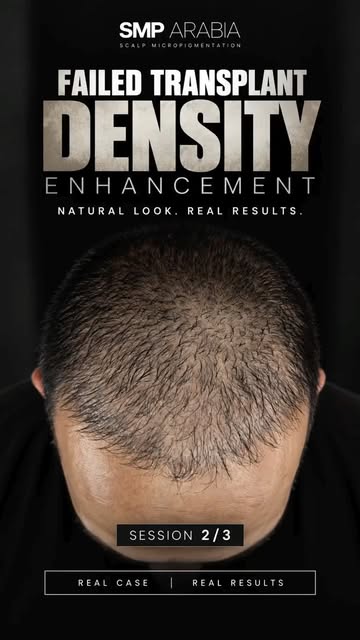 A failed hair transplant doesn’t mean you’re out of options.

Session 2/3 — SMP is already enhancing
