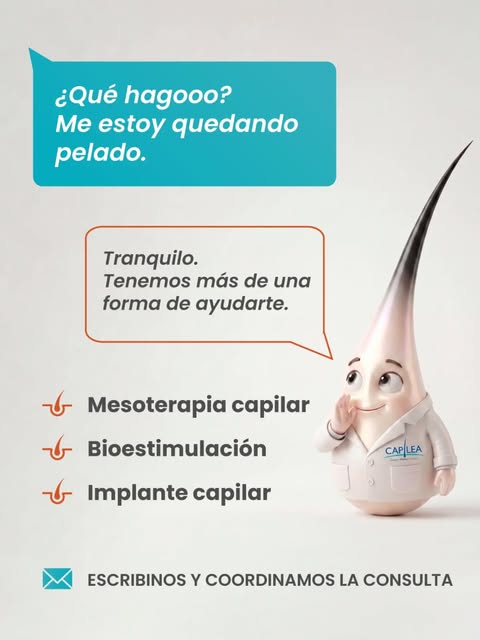 La consulta sirve para ordenar las opciones según lo que está pasando con tu pelo y el estado de tu 