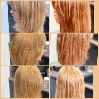 🧡ruim 1 jaar oud haarstukje ( nog steeds als nieuw 🥰 ) gekleurd 🧡#infixhair #uwhaarspecialist #in