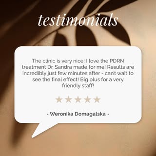Real feedback, real glow ✨

A happy patient sharing her experience after PDRN treatment!

PDRN suppo