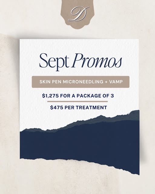 September skin reset is here

This month, we’re featuring SkinPen Microneedling + VAMP… a treatment 