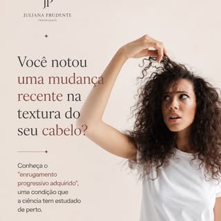Seu cabelo mudou de textura? 

A ciência capilar estuda o enrugamento progressivo como um sinal de a