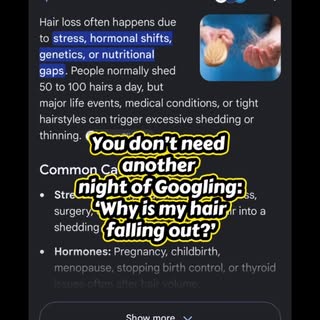You need direction. Start with the link in my bio. ##hairloss #fyp