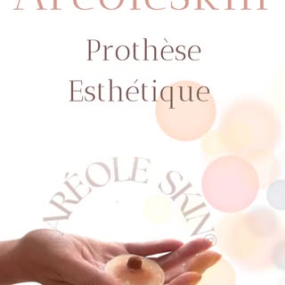 Creatrice de la marque AREOLSKIN, je façonne des  mamelons prothétiques sur mesure conçus pour les f
