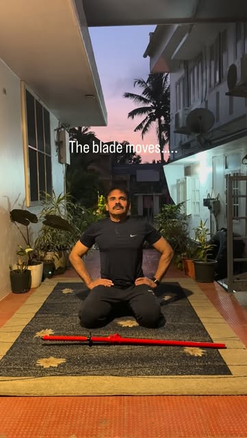 Stillness before the draw. Precision in every swing. Discipline in the return. Respect for the blade