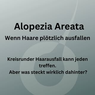 Haare verlieren bedeutet oft mehr als nur ein äusseres Thema.
Alopecia Areata kann plötzlich auftret