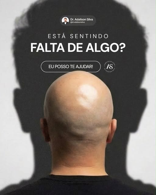 Hoje em dia, sabemos que cabelo é crucial.🧑🏻‍🦲✨
Assim como o sorriso é o retrato da alma, o cabel