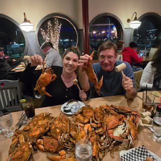 Crabs at Captain James Landing, Baltimore,  during Laser Meeting