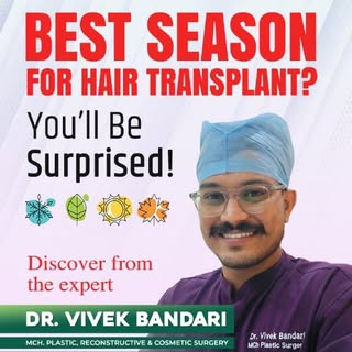 🤔 Thinking of a hair transplant but confused about the right season?
👨‍⚕️ Watch Dr. Vivek Bandari,