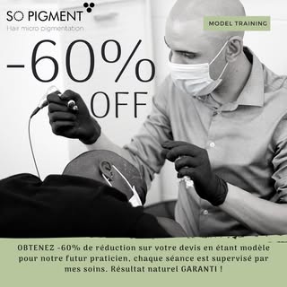 Promotion exceptionnelle de - 60 %  option MODELE sur les nouveaux devis, afin de former un nouveau 