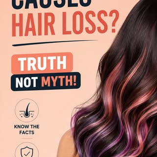 Does hair colour cause hair loss? 🤔💇‍♀️

Not necessarily.

Hair colouring itself usually doesn’t c