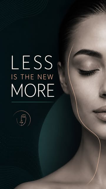 Less is more in plastic surgery.

Modern aesthetic surgery focuses on subtle, natural-looking result