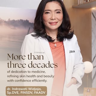 Behind every radiant transformation is the expertise of dr. Indrawati Widjaja Sp.DVE, FINSDV, FAADV.