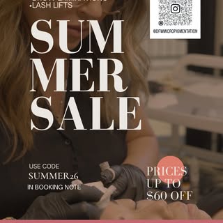 It’s HERE! My annual SUMMER SALE! 10% off all services booked through the end of August. That means 