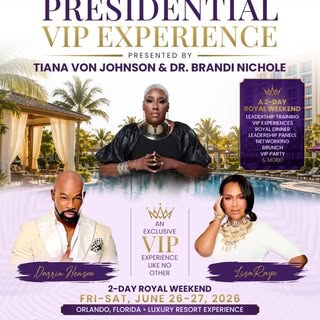 Join me as my Presidential VIP Guest for the 18th Annual Ms. Corporate America National Competition 