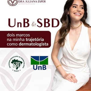 🎓 1º lugar na Residência em Dermatologia da Universidade de Brasília (UnB).
✔️ Membro titular da So